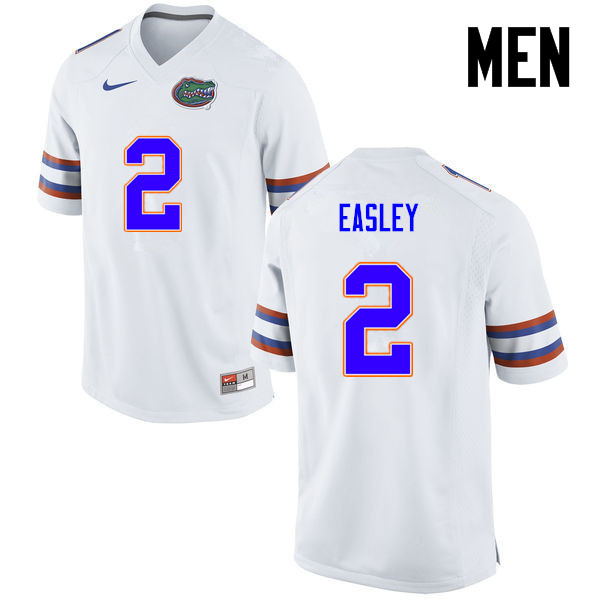 Men Florida Gators #2 Dominique Easley College Football Jerseys-White